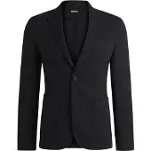 BOSS Slim-Fit Sakko aus Stretch-Seersucker Grösse 58