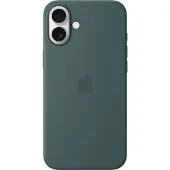 Apple Original iPhone 16 Plus Hülle - Silikon - Backcover/Soft Case - Grün