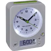 TFA-Dostmann Analoger Funkwecker mit minutengenauer digitaler Einstellfunktion COMBO 60.1511.02.04