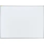 Franken Whiteboard X-tra!Line, Wandmontage im Hoch- & Querformat, Stahl weiß lackiert & Aluminiumrahmen, magnethaftend, Ablageschale, B 1500 x H 1000 mm