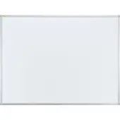 Franken Whiteboard X-tra!Line, Wandmontage im Hoch- & Querformat, Stahl weiß lackiert & Aluminiumrahmen, magnethaftend, Ablageschale, B 1200 x H 900 mm