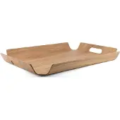 Bredemeijer Serviertablett Madera Recheckig XL Braun