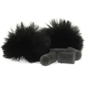 Rycote Black Lavalier Windjammer Pair
