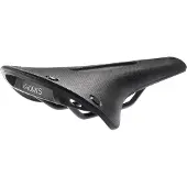 Brooks C17, Fahrradsattel, Straßenrennen, Schwarz, Einfarbig, Nylon, Gummi