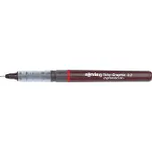 Rotring 1904752, Verschlossener Gelschreiber, Schwarz, Burgund, 0,2 mm