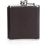 Kikkerland Leather Hip Flask 7OZ (BA61-M)