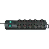 Brennenstuhl 1153304120, 10 AC-Ausgänge, Schwarz, IP20, 2 m, 760 g, 500 mm