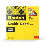 Scotch Tape dobbeltklæbende klar 12,7mmx32,9m 665 - (32 meter pr. rulle)