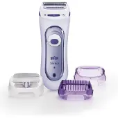 Braun Silk-epil LS 5560 Silk&Soft Ladyshave Akku Epiliergerät Lila