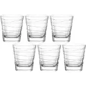 Leonardo Glas "Trinkgläser Vario Struttura 250 ml 6er Set transparent"