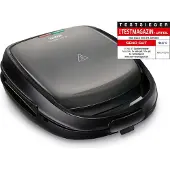 Tefal 2-in-1-Sandwichmaker "SW341B", 700 W, 2 herausnehmbare, antihaftbeschichtete Plattensets inklusive