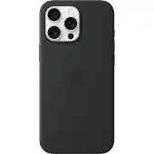 Apple Original iPhone 16 Pro Max Hülle - Silikon - Backcover/Soft Case - Schwarz