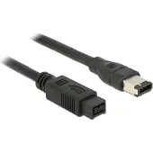 DeLOCK FireWire A/B, 3.0m, Grau, Männlich/Männlich, 3 m