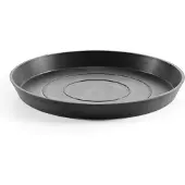 Ecopot's Blumentopfuntersetzer "ROUND SAUCER Dark Grey", BxTxH: 36,5x36,5x3,5 cm