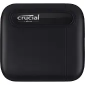 Crucial X6, 2 TB, USB Typ-C, 3.2 Gen 2 (3.1 Gen 2), 540 MB/s, Schwarz