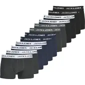 Jack & Jones Boxershorts "Boxershort JACSHADE SOLID TRUNKS 12P 12er Pack"
