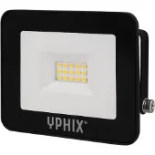 Yphix LED-Baustrahler LED Floodlight John, 73606, 10 W, 3000 K, schwarz