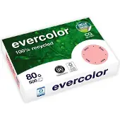 Clairefontaine Kopierpapier EVERCOLOR, farbig, DIN A4, 80 g/m², rosa, 500 Blatt