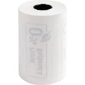 Exacompta Thermorolle , rückseitig bedruckt, 1-lagig, 55 g/m², L 24 m x B 57 mm, Ø 46 mm, 10 Rollen, weiß