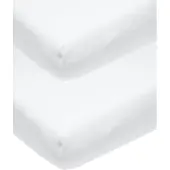 Meyco molton stretch Spannbettlaken 2-pack 70x140/150 weiss