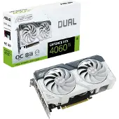 Asus 90YV0J42-M0NA00 Dual -RTX4060TI-O8G-WHITE NVIDIA GeForce RTX 4060 Ti 8 GB GDDR6
