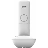 Gigaset E390, Analoges/DECT-Telefon, Kabelloses Mobilteil, Freisprecheinrichtung, 200 Eintragungen, Anrufer-Identifikation, Weiß