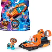 Ryhmä Hau Paw Patrol Mighty Kinofilm - Basis Fahrzeug von Zuma mit Welpenfigur, Spielfahrzeug