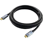 Equip USB 3.2 Gen 2 C-auf-C-Kabel, Stecker/Stecker, 2,0 m, 5 A, PD 100 W, 4K/60 Hz, 10 Gbit/s, 2 m, USB C, USB C, USB 3.2 Gen 2 (3.1 Gen 2), 10 Gbit/s, Schwarz