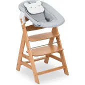 Hauck Alpha Plus Nature Grey Newborn Set - Hochstuhl