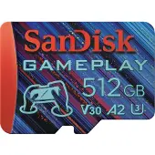 SanDisk SDSQXAV-512G-GN6XN, 512 GB, MicroSD, UHS-I, 190 MB/s, 130 MB/s, Blau