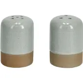 Zeller Present Salz-/Pfefferstreuer-Set, 2-tlg., Steingut