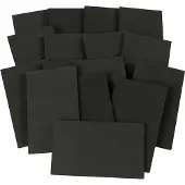 Creativ Company String Art EVA Foam Platten schwarz 16 Stück Bastelset
