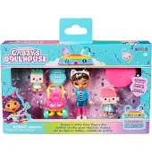 Gabby's Dollhouse DREAMWORKS - Kitty Care Figuren Set, Gabby mit 2 Katzenfiguren und Kinderwagen, 3 Jahr(e), Mehrfarbig