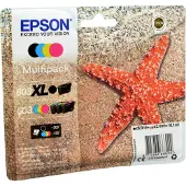 Epson Ink Multipack 4-colours 603 XL Black/Std. CMY, High (L) Yield, Schwarz, Cyan, Magenta, Gelb, Tinte auf Pigmentbasis, Tinte auf Farbstoffbasis, 8,9 ml, 7,2 ml