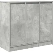vidaXL Sideboard Betongrau 85x34x76 cm Holzwerkstoff