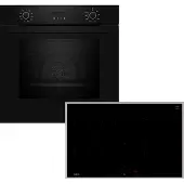 NEFF BX48PIB0, Zonen-Induktionskochfeld, 4 Zone(n), Glaskeramik, Schwarz, Berührung, 80,2 cm