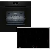 NEFF BTX48PIB0, Zonen-Induktionskochfeld, 4 Zone(n), Glaskeramik, Schwarz, Berührung, 80,2 cm