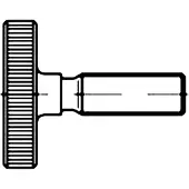 Toolcraft 1061601 Rändelschrauben M6 35 mm DIN 653 Edelstahl 10 St.