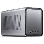 Jonsbo N1, Mini Tower, PC, Grau, ITX, Aluminium, Stahl, Heimbüro