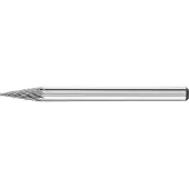 PFERD Kleinfrässtift Form SKM Ø 3 mm Kopflänge 7 mm Schaft-Ø 3 mm Hartmetall Verzahnung 3 PLUS