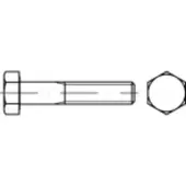 Toolcraft TO-5399754 Sechskantschraube M18 180 mm Außensechskant 25 St.