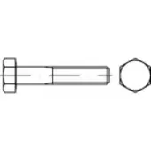Toolcraft TO-5399316 Sechskantschraube M10 360 mm Außensechskant 50 St.