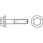 Toolcraft TO-5391336 Sechskantschraube M8 20 mm Außensechskant 200 St.