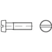 Toolcraft TO-5359266 Zylinderschrauben M3 18 mm Schlitz Edelstahl A4 200 St.