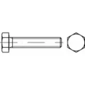 Toolcraft TO-5408724 Sechskantschraube M12 10 mm Außensechskant 100 St.