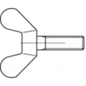 Toolcraft TO-5447547 Flügelschraube M12 30 mm DIN 316 Messing 10 St.