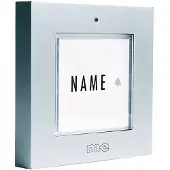 M-E Modern-Electronics m e modern electronics Funkklingel Sender mit Namensschild