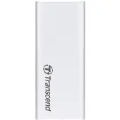 Transcend ESD260C, 500 GB, USB Typ-C, 3.2 Gen 2 (3.1 Gen 2), Passwortschutz, Silber