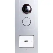 M-E modern-electronics VS-11 S Vistasmart Video-Türsprechanlage LAN, WLAN Außeneinheit Silber (41359)