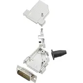 Encitech DTSL15-LJSRG-S-HDP26-W-K 6355-8043-02 D-SUB Stiftleisten-Set 45 ° Polza